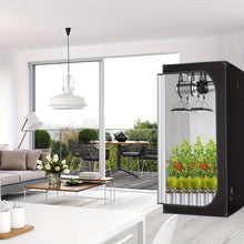 Lade das Bild in den Galerie-Viewer, Serafin Grow Box 60×60×120 cm – Lichtdichtes Indoor-Growzelt