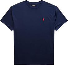 Lade das Bild in den Galerie-Viewer, Polo Ralph Lauren Herren T-Shirt Custom Slim Fit in Navy – Vorderansicht