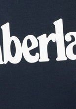 Lade das Bild in den Galerie-Viewer, Timberland Herren T-Shirt Rundhalsausschnitt Logo Print Navy vers. Größen