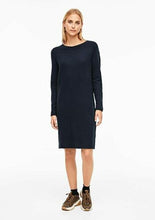 Lade das Bild in den Galerie-Viewer, s.Oliver Damen Kleid Georgia Strickkleid Wollkleid Navy Blau