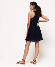 Cargar imagen en el visor de la galería, Vestido deportivo CAMYLLA de Superdry para mujer en azul marino