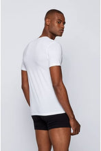 Load image into Gallery viewer, BOSS Herren T-Shirt RN 2P CO/EL Zweier-Pack T-Shirts mit Logo auf der Brust