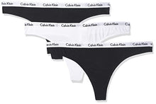Load image into Gallery viewer, Calvin Klein Damen 3er-Pack Strings Thong 3 PK mit Stretch