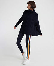 Lade das Bild in den Galerie-Viewer, Superdry Damen Retro Legging Eclipse Navy Größe XS