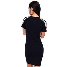 Load image into Gallery viewer, Superdry Damen Kleid Sydney Rib Bodycon Eclipse Navy