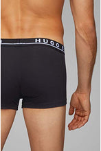 Load image into Gallery viewer, BOSS Herren Trunk 3P CO/EL Dreier-Pack Boxershorts aus Stretch-Baumwolle mit Logo am Bund