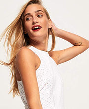 Load image into Gallery viewer, Superdry Damen Kleid Samantha Racer Weiss (100) XL