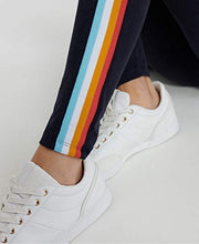 Cargar imagen en el visor de la galería, Leggings retro Superdry para mujer en azul marino Eclipse, talla XL