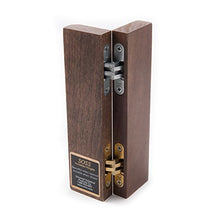 Load image into Gallery viewer, SOSS Schrankscharnier, unsichtbar, Edelstahl, Modell 101 (2 Stück)