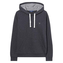 Lade das Bild in den Galerie-Viewer, GANT Damen Classic Hoodie Kapuzenpullover Dark Anthrazit Melange