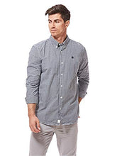 Cargar imagen en el visor de la galería, Camisa Timberland para hombre a cuadros azul marino/blanco M