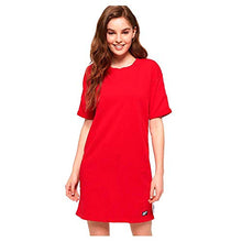 Carica l'immagine nel visualizzatore di Gallery, Superdry Georgia Sweat Damen Kleid Festive Red