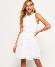 Load image into Gallery viewer, Superdry Damen Kleid Samantha Racer Weiss (100) XL