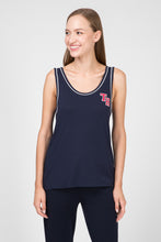 Load image into Gallery viewer, Tommy Hilfiger Damen Tank Top Modal Navy XS