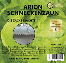 Load image into Gallery viewer, Serafin Arion Schneckenzaun Starterset, Schneckenabwehr, Schutz vor Schnecken