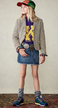 Lade das Bild in den Galerie-Viewer, Passform Mädchen Jeansrock Polo Ralph Lauren Blau
