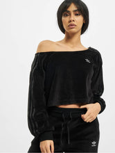 Cargar imagen en el visor de la galería, Sudadera Adidas Originals LOUNGEWEAR para mujer negra