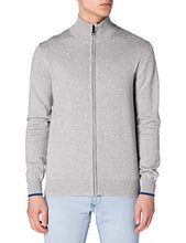 Carica l'immagine nel visualizzatore di Gallery, North Sails Herren Strickjacke Grau in Frontansicht mit Zipper