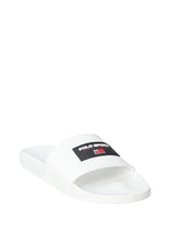 Carica l'immagine nel visualizzatore di Gallery, Ralph Lauren Herren Badesandale Polo Sport in Weiß mit Logo-Print