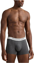 Lade das Bild in den Galerie-Viewer, Polo Ralph Lauren Herren Boxershorts 3er-Pack aus Baumwolle – Schwarz, Weiß &amp; Grau
