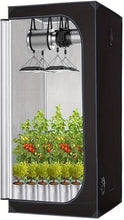 Lade das Bild in den Galerie-Viewer, Serafin Grow Box 60×60×120 cm – Lichtdichtes Indoor-Growzelt
