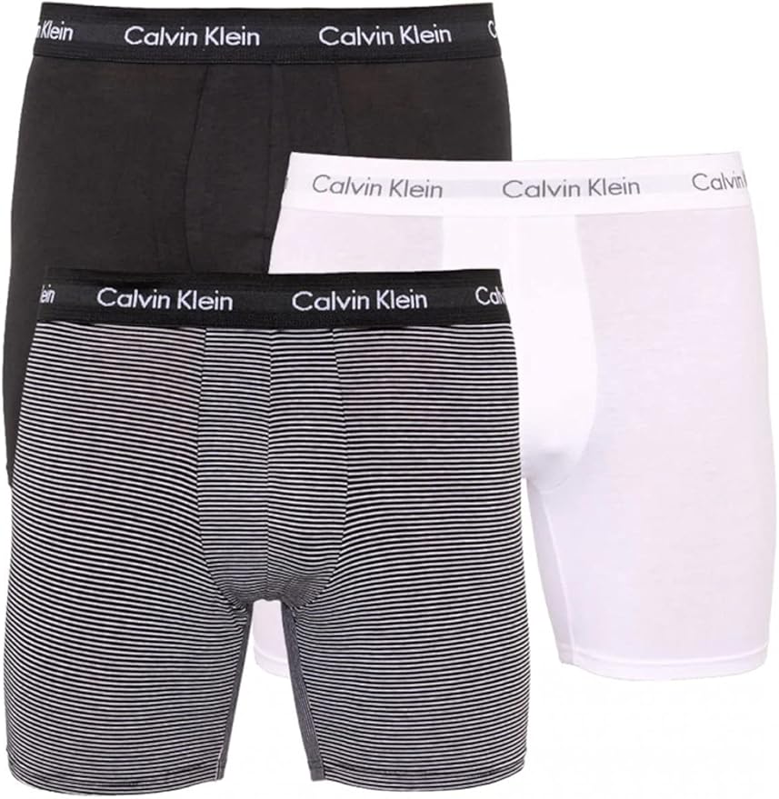 Calvin Klein Herren Boxer 3er Pack in Mehrfarbig mit Logo-Bund