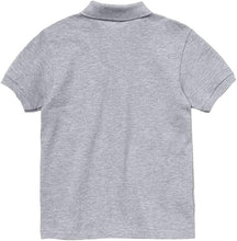 Lade das Bild in den Galerie-Viewer, Lacoste Jungen Poloshirt in Grau Größe 152 für 12 Jahre Rückseite
