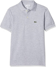 Lade das Bild in den Galerie-Viewer, Lacoste Jungen Poloshirt in Grau Größe 152 für 12 Jahre Vorderansicht
