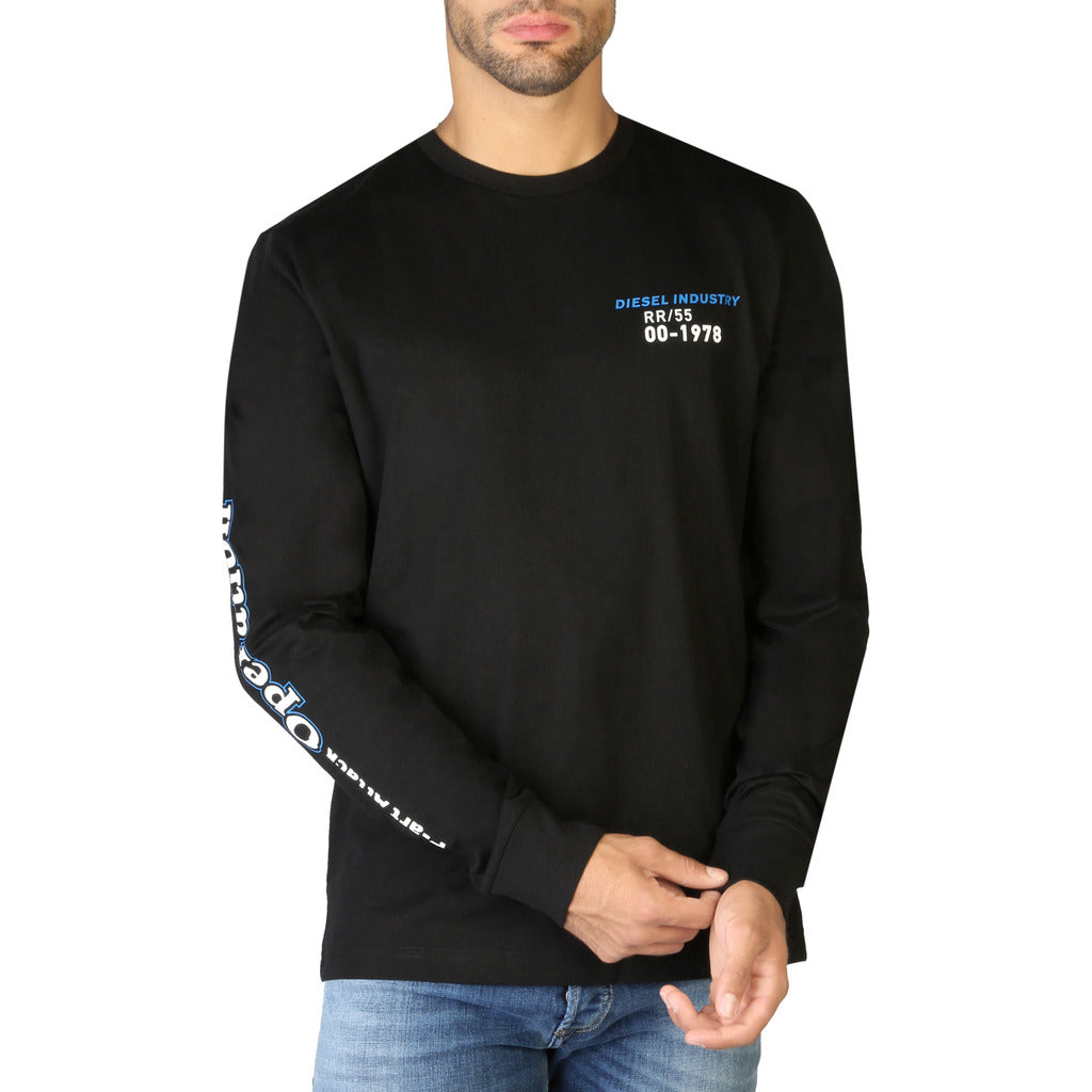 Diesel - Herren T-Shirt Longsleeve T-DIEGOS-LS-K25_0GRAI