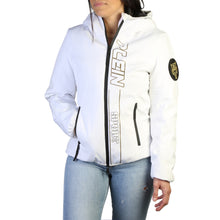 Lade das Bild in den Galerie-Viewer, Plein Sport - Damen Jacke mit Kapuze weiß DPPS205
