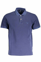 Lade das Bild in den Galerie-Viewer, GANT Herren Pique Baumwolle sonnengebleicht Polo Blau S
