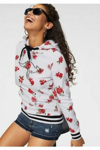 Kapuzenpulli Blumen Pulli Damen KangaROOS Damen Hoodie