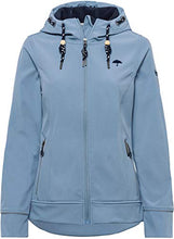 Lade das Bild in den Galerie-Viewer, Schmuddelwedda Damen Softshelljacke Anorak Jeansblau XS
