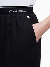Carica l&#39;immagine nel visualizzatore di Gallery, Detailansicht Calvin Klein Elastikbund der Lyocell Shorts Schwarz
